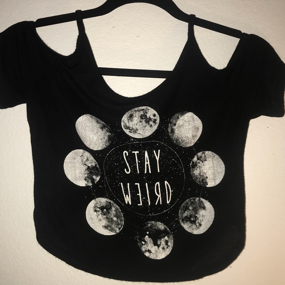 Black Moon Crop Top